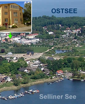 Lage Villa Vitalis im Ostseebad Sellin