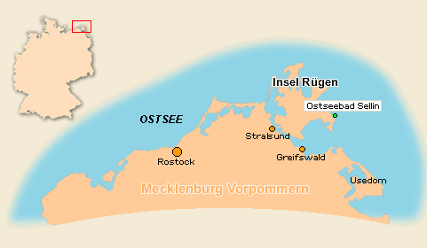 Lage im Mecklenburg Vorpommern
